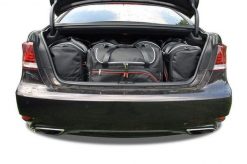 Torby Do Bagażnika Lexus Ls 2006-2017 5Szt Kjust. Czarne torby podróżne KJUST, bez wzorów, z kauczuku. Za 1,487.00 zł.