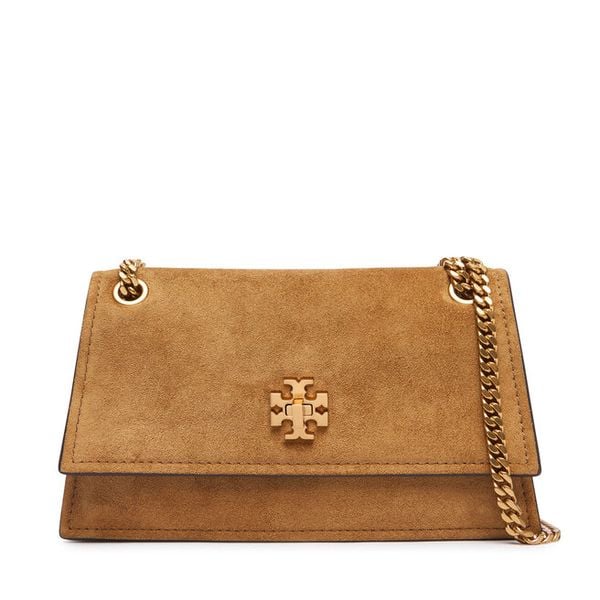 Torebka Tory Burch. Brązowe listonoszki damskie Tory Burch, bez wzorów, bez dodatków. Za 1,919.00 zł.