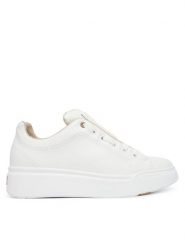 Max Mara Sneakersy Maxiv 2524766132650 Biały. Białe obuwie sportowe damskie Max Mara, ze skóry, bez zapięcia. Za 2,239.00 zł.