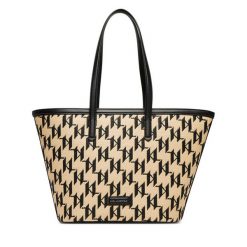 Torebka KARL LAGERFELD. Brązowe torebki klasyczne damskie KARL LAGERFELD, bez dodatków. Za 429.99 zł.