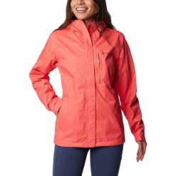Kurtka Sportowa Z Kapturem Damska Columbia Pouring Adventure. Czerwone kurtki sportowe damskie Columbia, xs, bez wzorów, z kapturem. Za 364.99 zł.