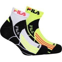 Fila 2-pack skarpety quarter do biegania biały/żółty-fluo 39-42. Zielone skarpetki damskie Fila, bez wzorów. Za 137.99 zł.
