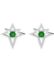 Vittoria Jewels Złote kolczyki-wkrętki z diamentami rozmiar: onesize. Szare kolczyki damskie Vittoria Jewels, z diamentem, złote. Za 1,522.99 zł.