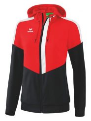 Erima Kurtka sportowa "Squad" w kolorze czerwono-czarnym rozmiar: 38. Czarne kurtki sportowe damskie Erima, bez wzorów, z materiału, bez kaptura. Za 136.13 zł.