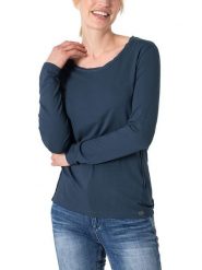Timezone Koszulka w kolorze granatowym rozmiar: S. Niebieskie koszulki damskie Timezone, s, bez wzorów, bez kołnierzyka, bez ramiączek. Za 52.30 zł.