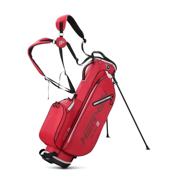Torba tri podowa do golfa hybrydowa Big Max Heaven Seven G. Czarne torby sportowe BIG MAX BLADE, bez wzorów, z materiału, duże. Za 560.53 zł.