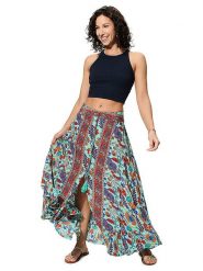 Ipanima Spódnica w kolorze miętowym ze wzorem rozmiar: 34-40. Zielone spódnice damskie Ipanima, bez wzorów, maxi. Za 78.99 zł.