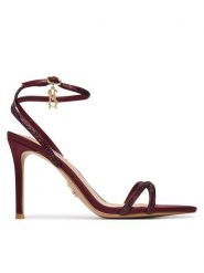 Steve Madden Sandały 11005123 Bordowy. Czerwone sandały damskie Steve Madden, bez wzorów, ze skóry, bez obcasa, na szpilce, bez zapięcia. Za 519.99 zł.