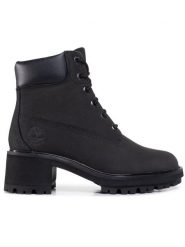 Timberland Trapery Kinsley TB0A25C4001 Czarny. Czarne trapery damskie Timberland, z nubiku, bez zapięcia. Za 539.99 zł.