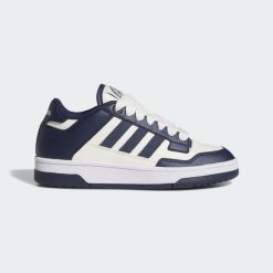 Buty Rapid Court Low. Białe obuwie sportowe damskie Adidas, bez zapięcia, na jogę i pilates. Za 179.00 zł.