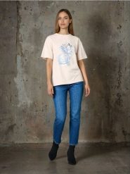 Jeansy straight mid waist - granatowy. Niebieskie jeansy damskie Sinsay. Za 69.99 zł.