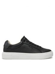 Calvin Klein Sneakersy Cupsole Lace Up W/Ml HW0HW02288 Czarny. Czarne obuwie sportowe damskie Calvin Klein, ze skóry, bez zapięcia. Za 339.99 zł.