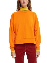 ESPRIT Bluza w kolorze pomarańczowym rozmiar: M. Pomarańczowe bluzy damskie ESPRIT, m, bez wzorów, z bawełny, bez kaptura. Za 57.06 zł.
