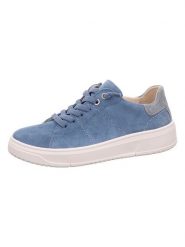 Legero Skórzane sneakersy "Rejoise" w kolorze niebieskim rozmiar: 38,5. Niebieskie obuwie sportowe damskie Legero, bez zapięcia. Za 254.74 zł.
