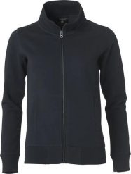 Clique Classic Cardigan Women – bluza kardigan z kieszeniami na zamek (czarny). Czarne bluzy damskie CLIQUE, s, bez wzorów, z bawełny, bez kaptura. Za 212.53 zł.