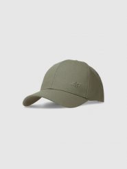 4F Czapka z daszkiem strapback uniseks - khaki XS/S. Brązowe czapki z daszkiem damskie 4F, na lato, bez wzorów, z bawełny. W wyprzedaży za 39.99 zł.