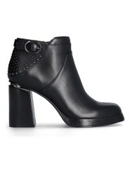 Liu Jo Skórzane botki w kolorze czarnym rozmiar: 38. Czarne botki damskie Liu Jo, eleganckie, bez obcasa, bez zapięcia. Za 404.65 zł.