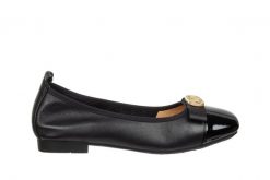Baleriny Loretta Vitale W5324 Black, Czarny, Skóra naturalna - 37. Czarne balerinki damskie Loretta Vitale, bez wzorów, ze skóry. W wyprzedaży za 229.00 zł.