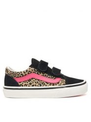 Vans Tenisówki Old Skool V VN000CYAH851 Czarny. Czarne buty sportowe dziewczęce Vans, ze skóry, bez zapięcia. Za 259.99 zł.