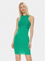 Marciano Guess Sukienka dzianinowa 4GGK08 5814Z Zielony Bodycon Fit. Zielone sukienki damskie Marciano Guess, z aplikacjami, z dzianiny, bez ramiączek. Za 409.99 zł.