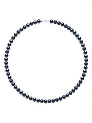 Pearl Addict Naszyjnik z pereł w kolorze granatowym - dł. 42 cm rozmiar: onesize. Niebieskie naszyjniki damskie Pearl Addict, z perłą, srebrne. Za 347.99 zł.