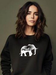 WOOOP Bluza w kolorze czarnym rozmiar: S. Czarne bluzy damskie Wooop, s, bez wzorów, bez kaptura. Za 114.98 zł.
