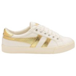 Sneakersy damskie Gola Tennis Mark Cox. Żółte obuwie sportowe casual damskie Gola, bez zapięcia. Za 229.00 zł.