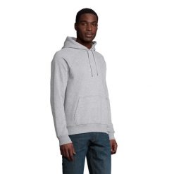 Bluza Unisex Stellar Melange Dla Dorosłych. Szare bluzy damskie SOL'S, l, bez wzorów, z bawełny, z kapturem. Za 147.99 zł.