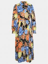 Culture Sukienka letnia Cuvirna 50109701 Żółty Feminine Fit. Żółte sukienki damskie Culture, bez wzorów, z wiskozy, bez ramiączek. Za 279.99 zł.