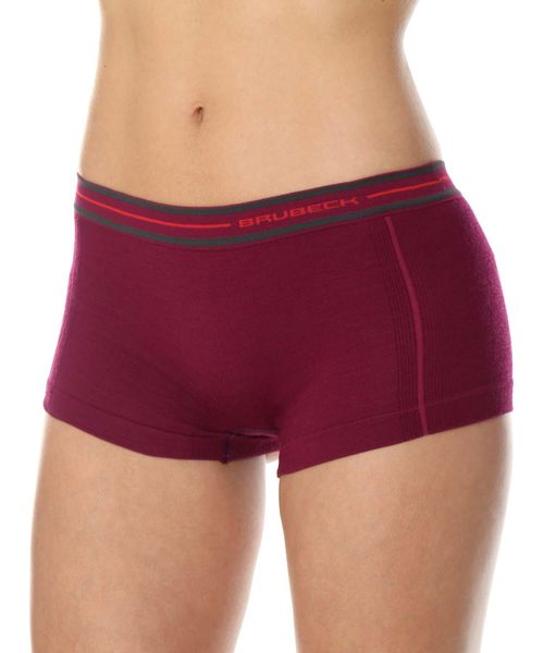 Bokserki z wełną merino damskie Brubeck ACTIVE WOOL. Czarne bokserki damskie Brubeck, bez wzorów, z materiału. Za 59.99 zł.