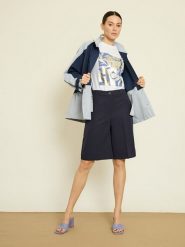 BGN Bermudy w kolorze granatowym rozmiar: 40. Niebieskie szorty damskie BGN, bez wzorów. Za 86.99 zł.