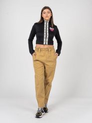 Pinko Spodnie "Avida" | 1J10W1 Y849 | Kobieta | Żółty. Żółte spodnie materiałowe damskie Pinko, bez wzorów, z bawełny. W wyprzedaży za 349.00 zł.