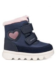 Geox Śniegowce B Willaboom Girl B Abx B665AA 0FU22 CF4A8 M Granatowy. Niebieskie kozaki dziewczęce Geox, bez wzorów, bez obcasa, bez zapięcia. Za 319.99 zł.