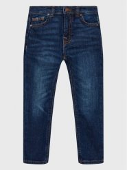 Guess Jeansy N2RA08 D4GV0 Niebieski Skinny Fit. Niebieskie jeansy chłopięce Guess, z bawełny. Za 139.99 zł.