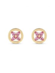 Guess Kolczyki JUBE06 040JW Złoty. Żółte kolczyki damskie Guess, ze stali. Za 189.99 zł.