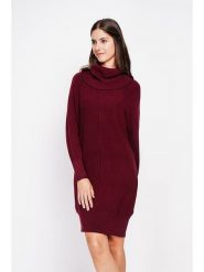 William de Faye Sukienka dzianinowa w kolorze bordowym rozmiar: 40. Czerwone sukienki damskie William de Faye, bez wzorów, z dzianiny, klasyczne, bez ramiączek. Za 130.99 zł.