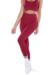 Athleas Legginsy sportowe "Mya" w kolorze czerwonym rozmiar: XS/S. Czerwone legginsy damskie Athleas, s, bez wzorów, z materiału, z podwyższonym stanem, outdoorowe. Za 130.99 zł.