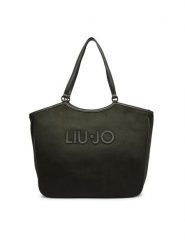 Liu Jo Torebka AF6117 T711A Zielony ciemny. Zielone shopper bag Liu Jo, bez wzorów, z materiału, bez dodatków. Za 559.99 zł.