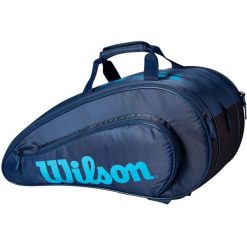 Torba sportowa unisex Wilson Rak Pak. Niebieskie torby sportowe Wilson, bez wzorów. Za 239.99 zł.