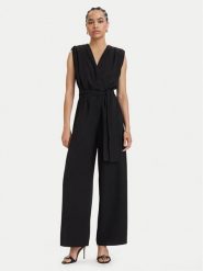 ACCESS FASHION Kombinezon 63-5501-183 Czarny Regular Fit. Czarne sukienki damskie ACCESS FASHION, bez wzorów, z syntetyku, bez ramiączek. Za 659.99 zł.