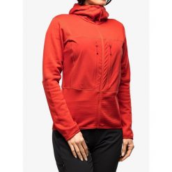 Bluza polarowa damska Berghaus MTN Guide MW Hoody. Czerwone bluzy damskie Berghaus, na zimę, xs, bez wzorów, z polaru, bez kaptura. Za 466.99 zł.