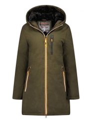 Geographical Norway Parka "Cassim" w kolorze khaki rozmiar: XXL. Brązowe parki damskie Geographical Norway, xxl, bez kaptura. Za 232.78 zł.
