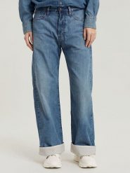 G-Star Dżinsy - Comfort fit - w kolorze niebieskim rozmiar: W33/L32. Niebieskie jeansy damskie G-Star, z podwyższonym stanem. Za 227.85 zł.