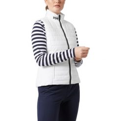 Kamizelka Damska Helly Hansen Crew Ins 2.0. Białe kamizelki damskie Helly Hansen, bez wzorów, z materiału, bez kaptura. Za 599.00 zł.