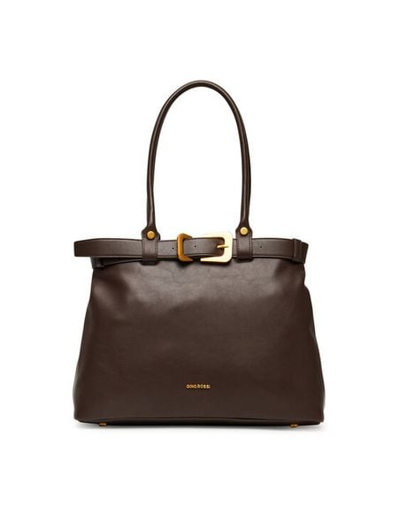 Gino Rossi Torebka CEO-ZINNA Brązowy. Brązowe torebki klasyczne damskie Gino Rossi, z materiału, bez dodatków. Za 209.99 zł.