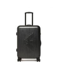 Emporio Armani Walizka średnia EM001930 AF15459 U8191 Szary. Szare walizki Emporio Armani, bez wzorów, z tworzywa sztucznego, średnie. Za 1,499.00 zł.