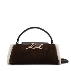 Torebka KARL LAGERFELD. Brązowe torebki klasyczne damskie KARL LAGERFELD, bez dodatków. Za 1,149.00 zł.