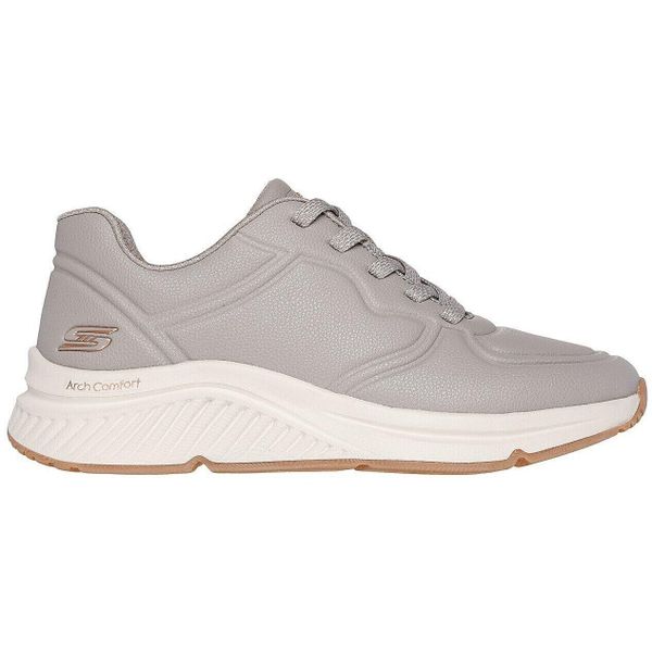 Buty sportowe damskie Skechers Bobs Arch Comfort B. Szare obuwie sportowe casual damskie Skechers, z syntetyku, bez zapięcia. Za 390.00 zł.