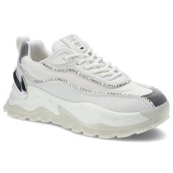 Białe Sneakersy Cross Jeans Damskie Stylowe Buty. Białe obuwie sportowe damskie Cross Jeans, na wiosnę, z jeansu, bez zapięcia. Za 199.00 zł.
