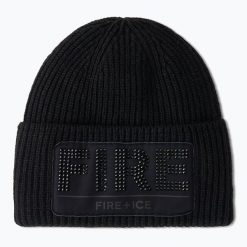 Czapka zimowa damska BOGNER FIRE+ICE Aneli. Czarne czapki damskie na zimę, bez wzorów, z kaszmiru. Za 439.99 zł.